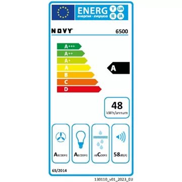 Hotte décorative murale							NOVY				6500 SALSA