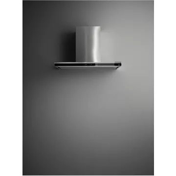 Hotte décorative murale							FALMEC				LUMINA NRS MURAL 90 INOX/VERRE Noir