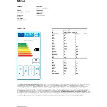 Hotte décorative îlot							FALMEC				ELEKTRA2281