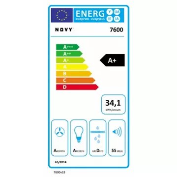 Hotte décorative murale							NOVY				FLAT'LINE 7600