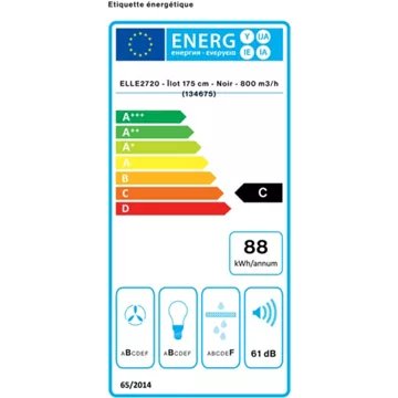 Hotte décorative îlot							FALMEC				ELLE2720