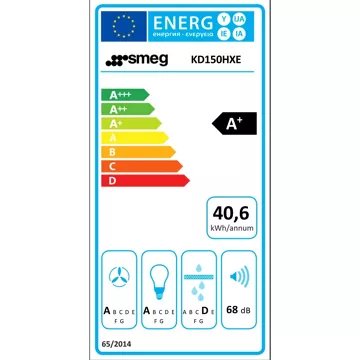 Hotte décorative murale							SMEG				KD150HXE