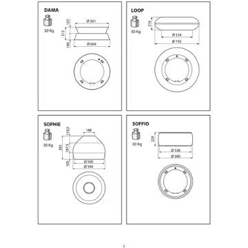 Hotte décorative îlot							FALMEC				SOFFIO2210