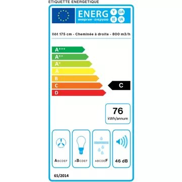 Hotte décorative îlot							FALMEC				LUMENRS2731