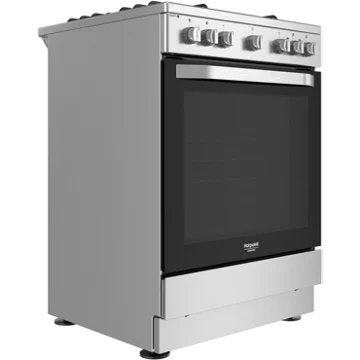 Cuisinière mixte							HOTPOINT				HS68M8PCX/FR