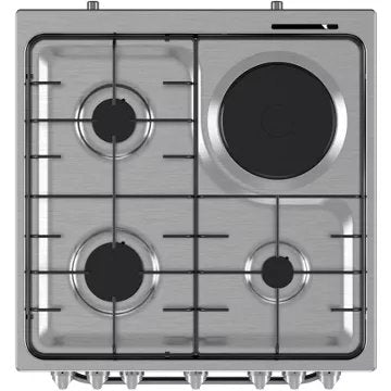 Cuisinière mixte							HOTPOINT				HS68M8PCX/FR