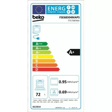 Cuisinière induction							BEKO				FSE68304MAPS Pyrolyse