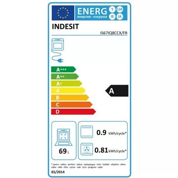 Cuisinière induction							INDESIT				IS67IQ8CCX/FR Steam