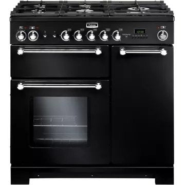 Piano de cuisson gaz							FALCON				KITCHENER 90 NOIR + WOK ET PLANCHA