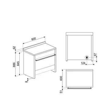 Piano de cuisson induction							SMEG				B95IMAN9