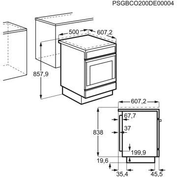 Cuisinière induction							AEG				CIB56484BW SteamBake