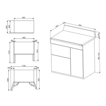 Piano de cuisson gaz							SMEG				TR93BL