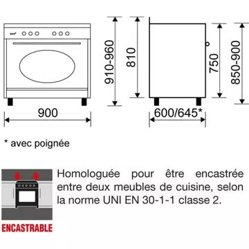 Piano de cuisson gaz							GLEM				GU960CMR2