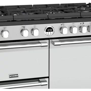 Piano de cuisson gaz							STOVES				STERLING GLASS 100 DFT INOX