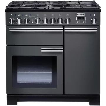 Piano de cuisson gaz							FALCON				Pro DELUXE 90 CM Gris Ardoise /Chrome