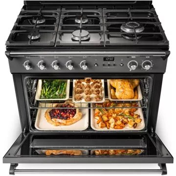 Piano de cuisson gaz							FALCON				CLASSIC FX  TAB GAZ 90 CM ARDOISE CHROME