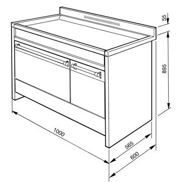 Piano de cuisson gaz							SMEG				A2-81