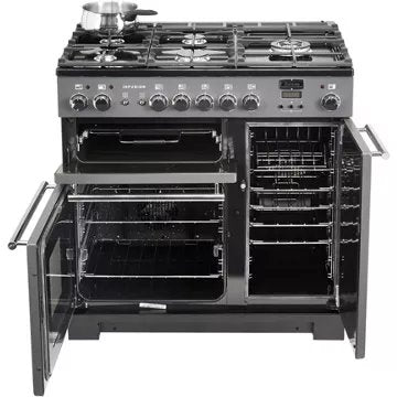 Piano de cuisson gaz							FALCON				INFUSION 90CM GRIS ARDOISE/CHRM