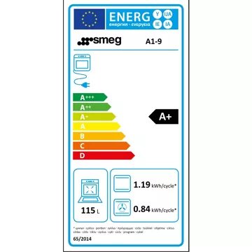 Piano de cuisson gaz							SMEG				A1-9