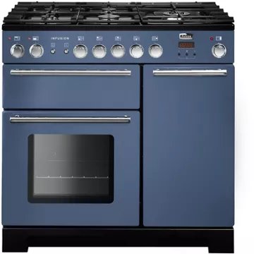 Piano de cuisson gaz							FALCON				INFUSION 90 ROCHE BLEUE CHROME