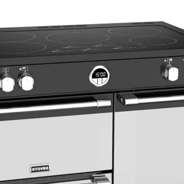 Piano de cuisson induction							STOVES				STERLING DELUXE 90 EI NOIR