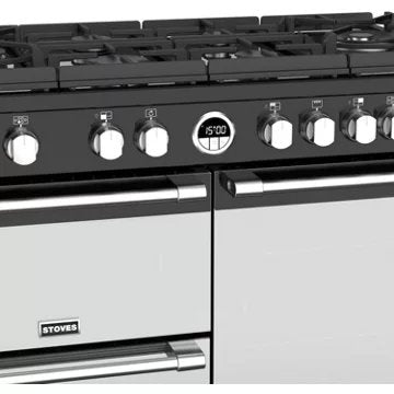 Piano de cuisson gaz							STOVES				STERLING GLASS 100 DFT NOIR