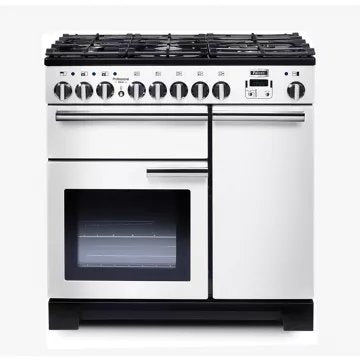 Piano de cuisson gaz							FALCON				Professional DELUXE 90 CM Blanc /CHROME