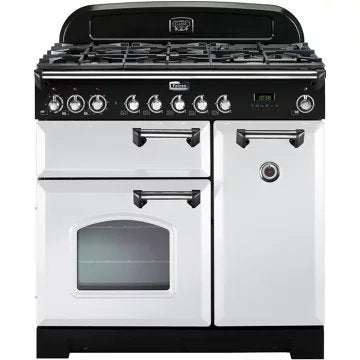 Piano de cuisson gaz							FALCON				DELUX90 MIXT BLANC CHROME