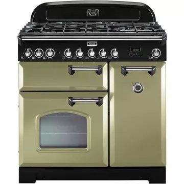 Piano de cuisson gaz							FALCON				DELUX90 MIXT VERT OLIVE/CHROME