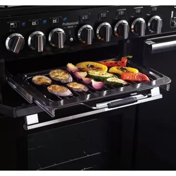 Piano de cuisson gaz							FALCON				PRO DELUX90 MIXT NOIR/CHROME