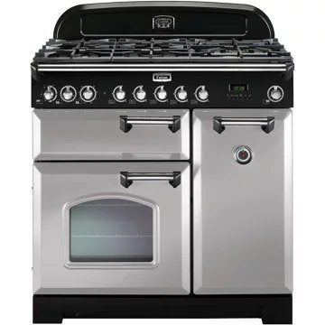 Piano de cuisson gaz							FALCON				DELUX90 MIXT GRIS PERLE CHROME