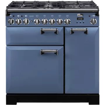 Piano de cuisson gaz							FALCON				DELUXE TAB GAZ 90 CM ROCHE BLEUE CHROME