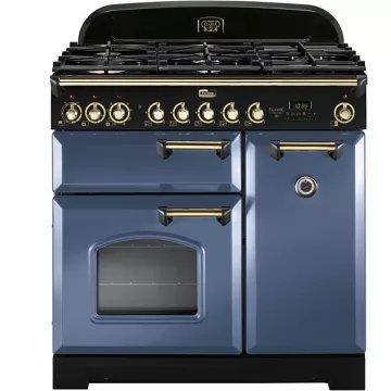 Piano de cuisson gaz							FALCON				CLASSIC DELUXE 90 ROCHE BLEUE LAITON