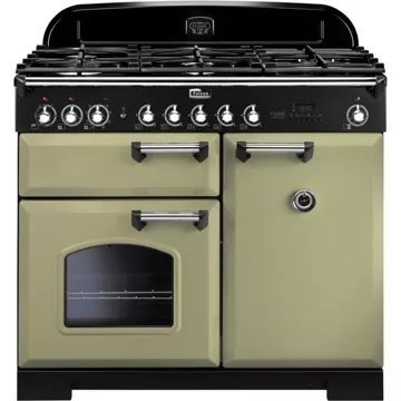 Piano de cuisson gaz							FALCON				CLASSIC DELUXE 100 VERT OLIVE CHROME