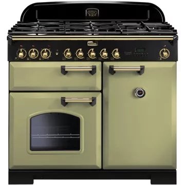 Piano de cuisson gaz							FALCON				CLASSIC DELUXE 100 VERT OLIVE LAITON