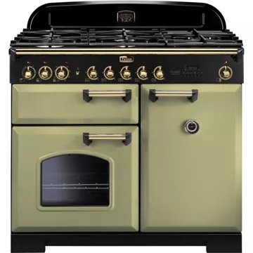 Piano de cuisson gaz							FALCON				CLASSIC DELUXE 100 VERT OLIVE LAITON