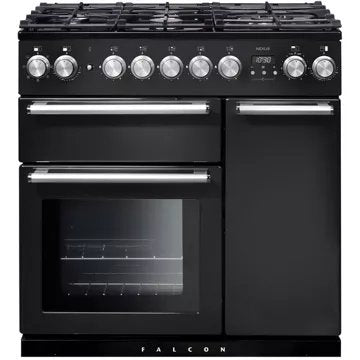 Piano de cuisson gaz							FALCON				NEXUS 90 CHARBON Mat satiné CHROME