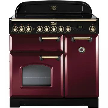 Piano de cuisson vitrocéramique							FALCON				CLASSIC DELUXE 90 ROUGE AIRELLE LAITON