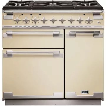 Piano de cuisson gaz							FALCON				ELISE 90 CREME NICKEL BROSSÉ