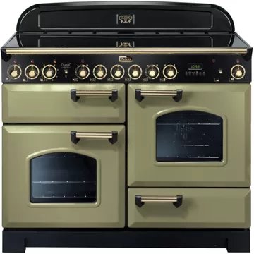 Piano de cuisson vitrocéramique							FALCON				CLASSIC DELUXE 110 VERT OLIVE LAITON