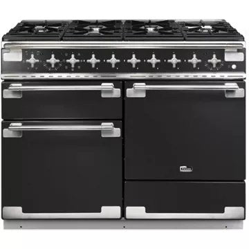 Piano de cuisson gaz							FALCON				ELISE 110 CHARBON Mat satiné NICKEL