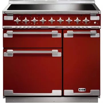 Piano de cuisson induction							FALCON				ELISE 90 ROUGE CERISE NICKEL BROSSÉ