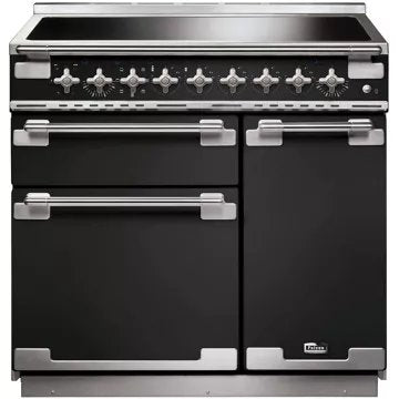 Piano de cuisson induction							FALCON				ELISE 90 CHARBON Mat satiné NICKEL