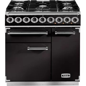 Piano de cuisson gaz							FALCON				Semi Pro DELUXE 90 NOIR CHROME