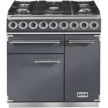 Piano de cuisson gaz							FALCON				Semi Pro DELUXE 90  ARDOISE NICKEL