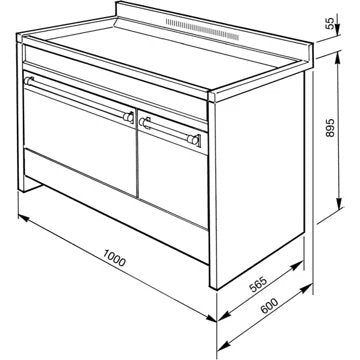 Piano de cuisson gaz							SMEG				A2PY-81