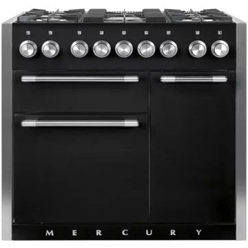 Piano de cuisson gaz							FALCON				Semi Pro MERCURY 100 NOIR MAT INOX POLI