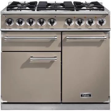 Piano de cuisson gaz							FALCON				Semi Pro DELUXE 100 FAUVE NICKEL BROSSÉ