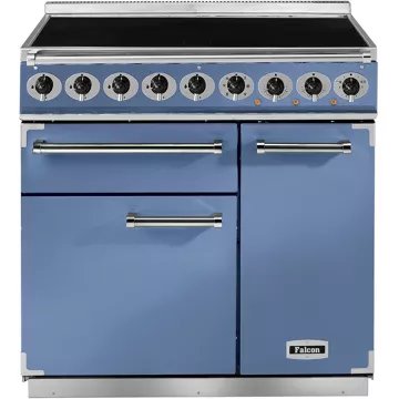 Piano de cuisson induction							FALCON				Semi Pro DELUXE 90 BLEU DE CHINE NICKEL