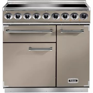 Piano de cuisson induction							FALCON				Semi Pro DELUXE 90 FAUVE NICKEL BROSSÉ